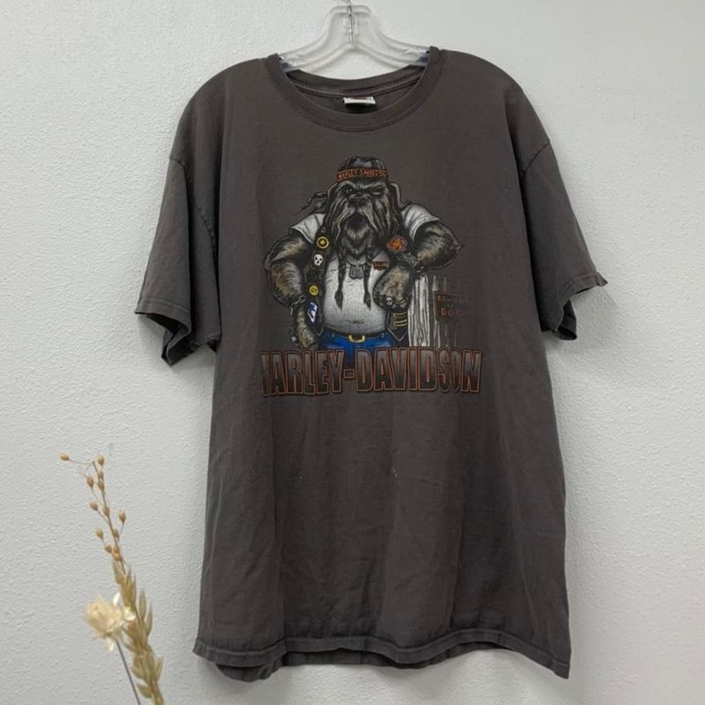 Harley Davidson Hanes Beefy T Graphic Tee